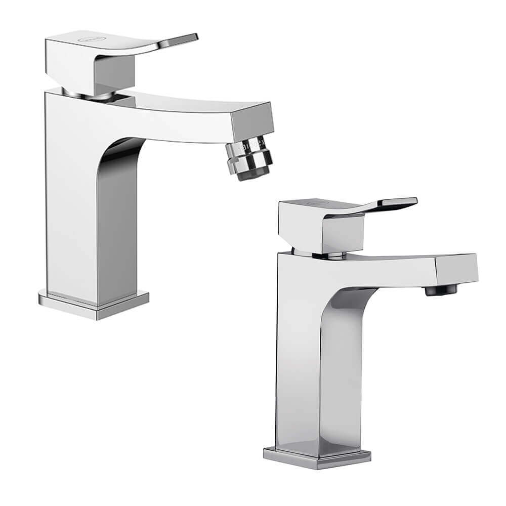 Set miscelatori lavabo e bidet Jacuzzi rubinetteria Tank per piletta click clack Arcshop