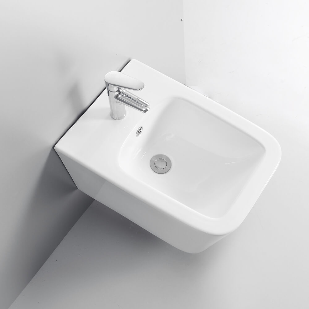 Bidet sospeso forma squadrata Levanzo
