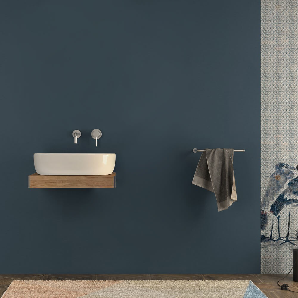 Mensolone per bagno rovere tabacco 60 cm Arcshop