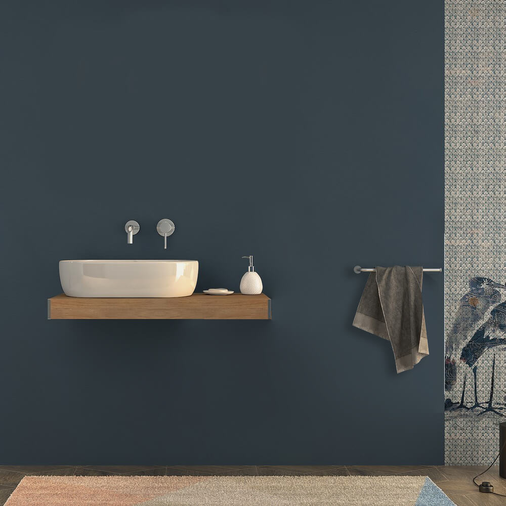 Mensolone da bagno Rovere tabacco sospeso 90 cm Arcshop
