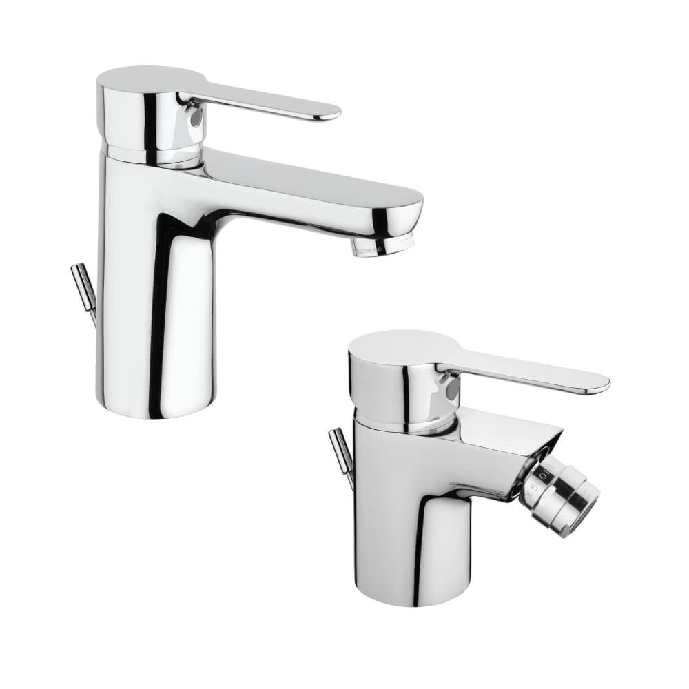 Set miscelatori Mamoli Acquachiara lavabo e bidet piletta INCLUSA - Arcshop