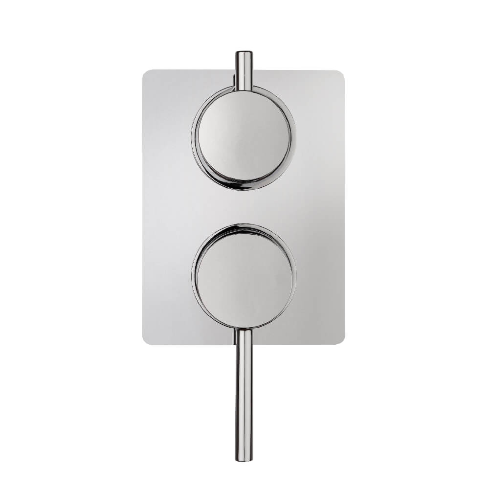 Set miscelatori incasso doccia con deviatore lavabo a muro e bidet forma tonda cromo - Arcshop