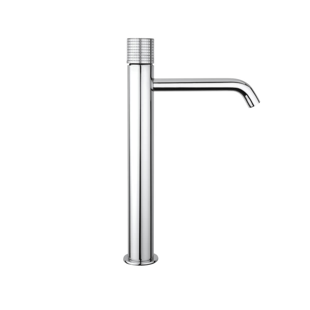 Set rubinetti lavabo alto e bidet Jacuzzi Rubinetteria Armonia Grip cromati per piletta click clack - Arcshop