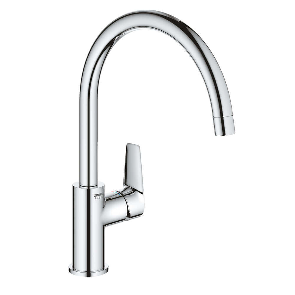 Grohe Bauedge miscelatore monocomando lavello per cucina bocca alta girevole 31367001 Arcshop