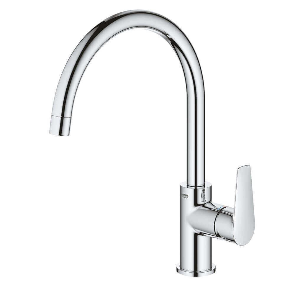Grohe Bauedge miscelatore monocomando lavello per cucina bocca alta girevole 31367001 Arcshop