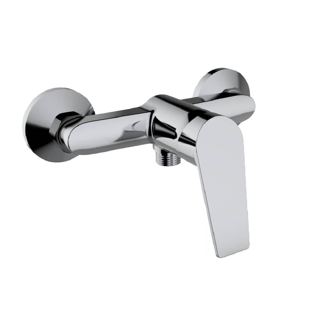 Miscelatore esterno doccia in ottone cromo Made in Italy - Arcshop
