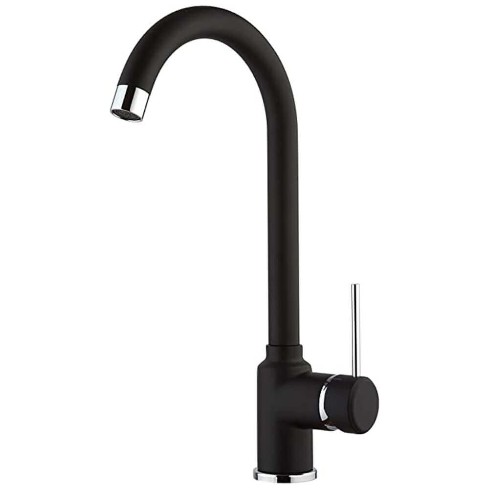 Miscelatore lavello per cucina nero opaco Lion di Piralla Arcshop