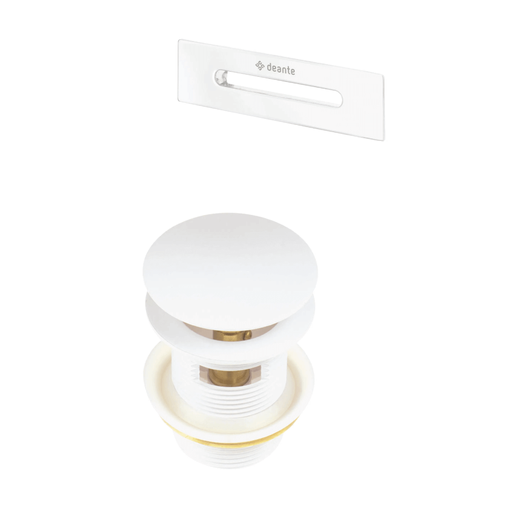 Kit piletta click clack e troppo pieno bianco Arcshop