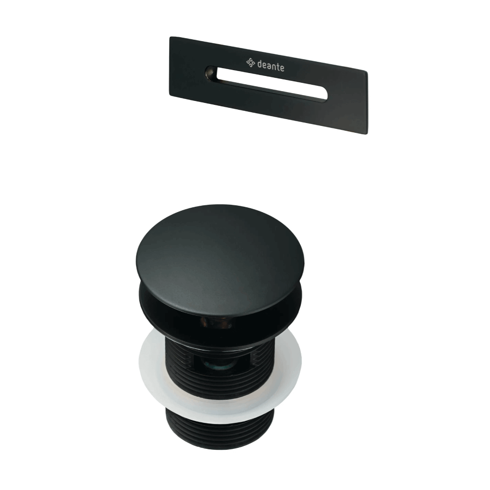 Piletta click clack e troppopieno nero Arcshop