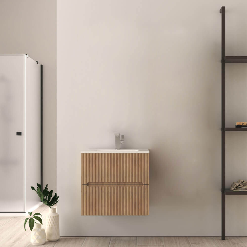 Mobile bagno 60 cm cannettato Rovere Tabacco Riga Arcshop