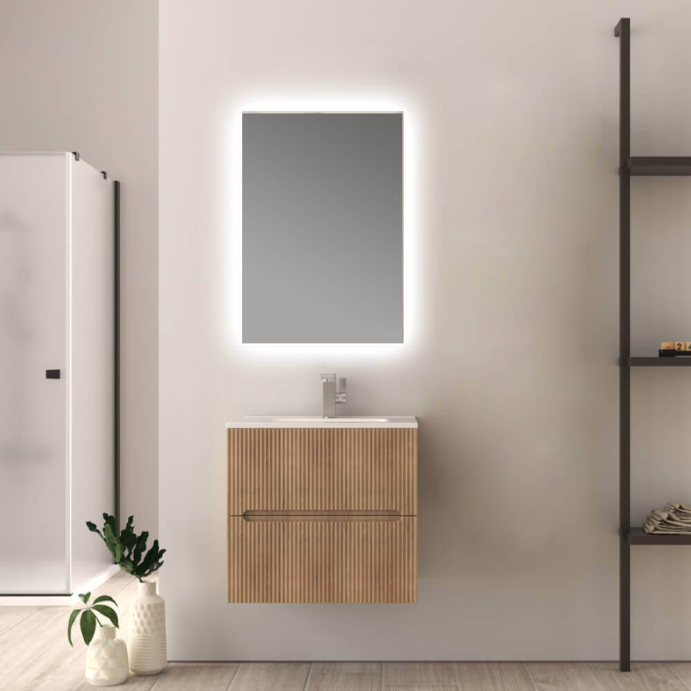 Mobile bagno 60 cm cannettato Rovere Tabacco Riga Arcshop