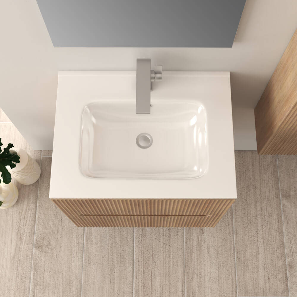 Mobile bagno 60 cm cannettato Rovere Tabacco Riga