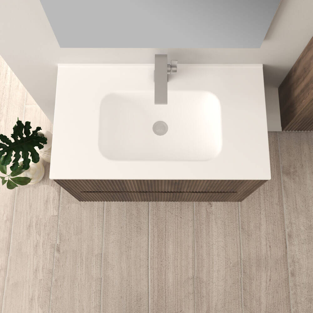 Mobile bagno Noce cannetato 80 cm Riga