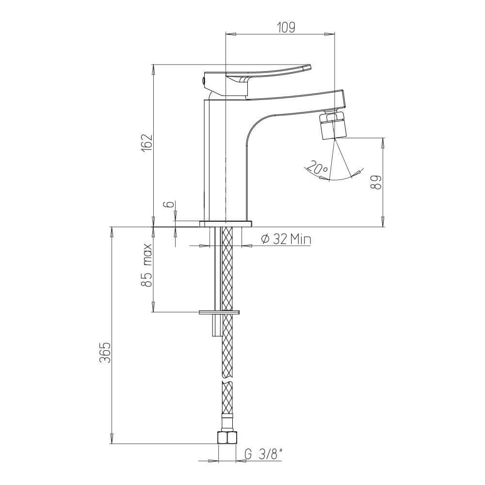Set miscelatori lavabo + bidet + incasso doccia Jacuzzi | rubinetteria Tank ottone cromato per piletta clic clac