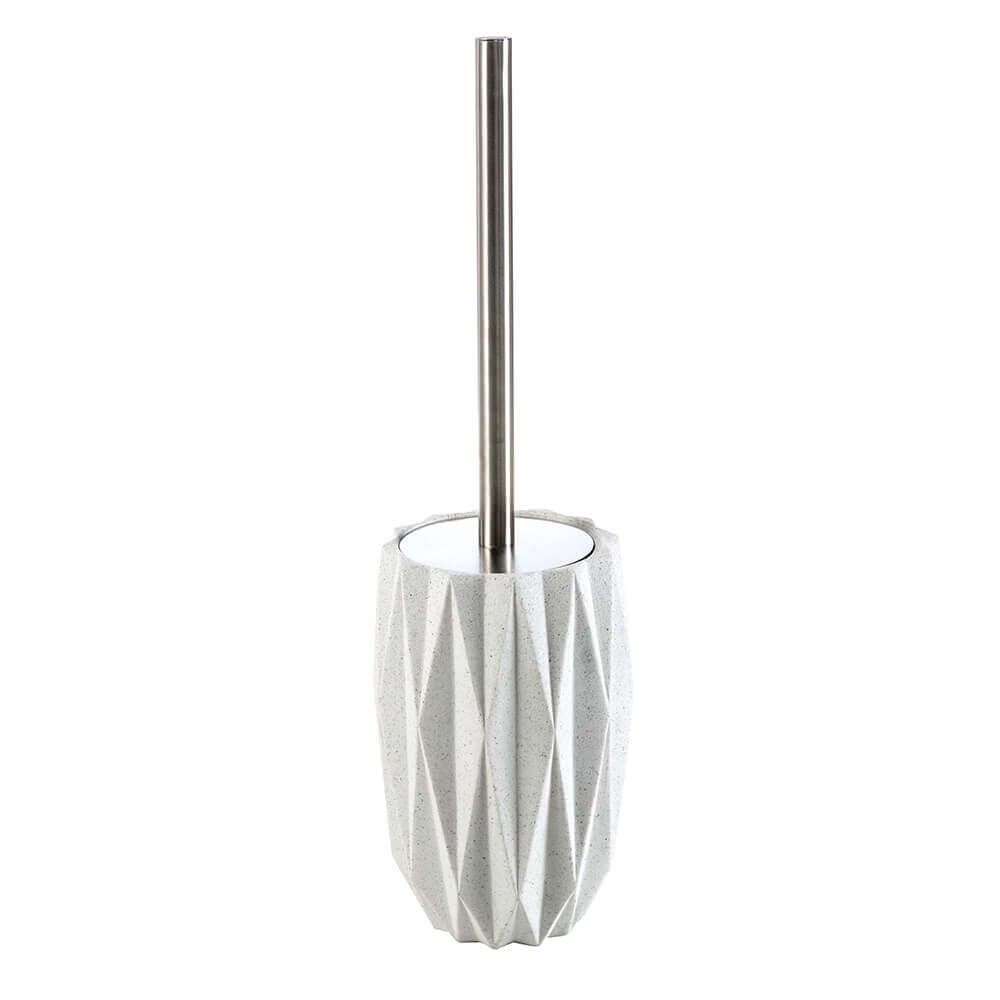 Scopino da appoggio Geo White in resina pigmentata Arcshop