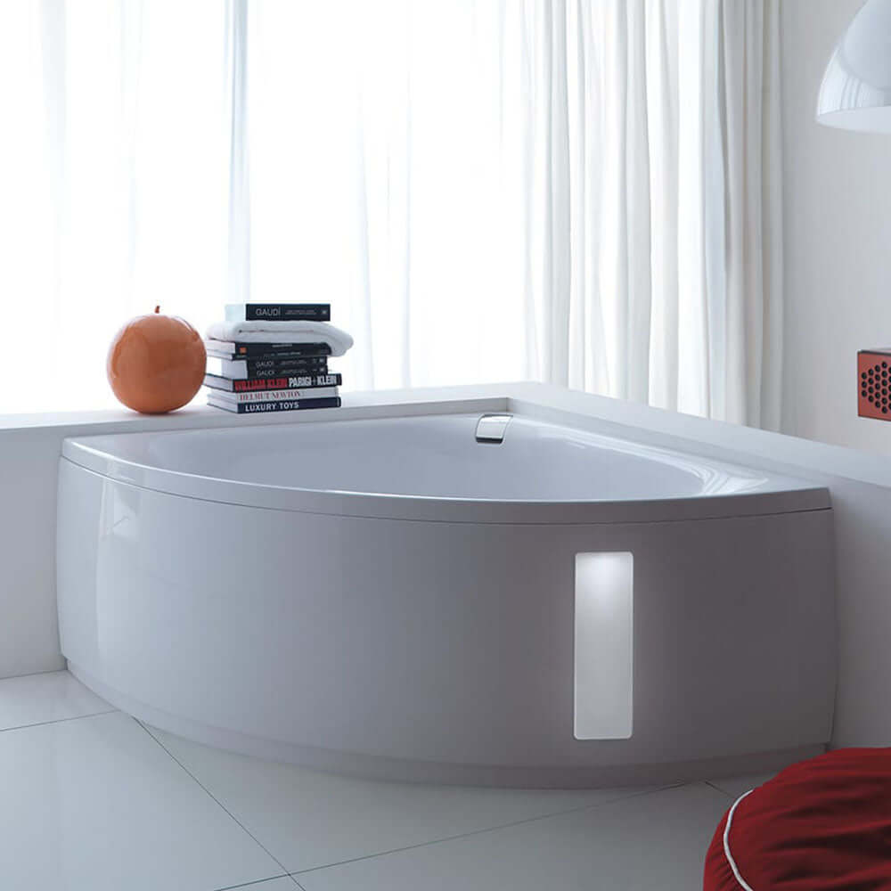 Vasca da bagno angolare 140 cm Slide Treesse Arcshop