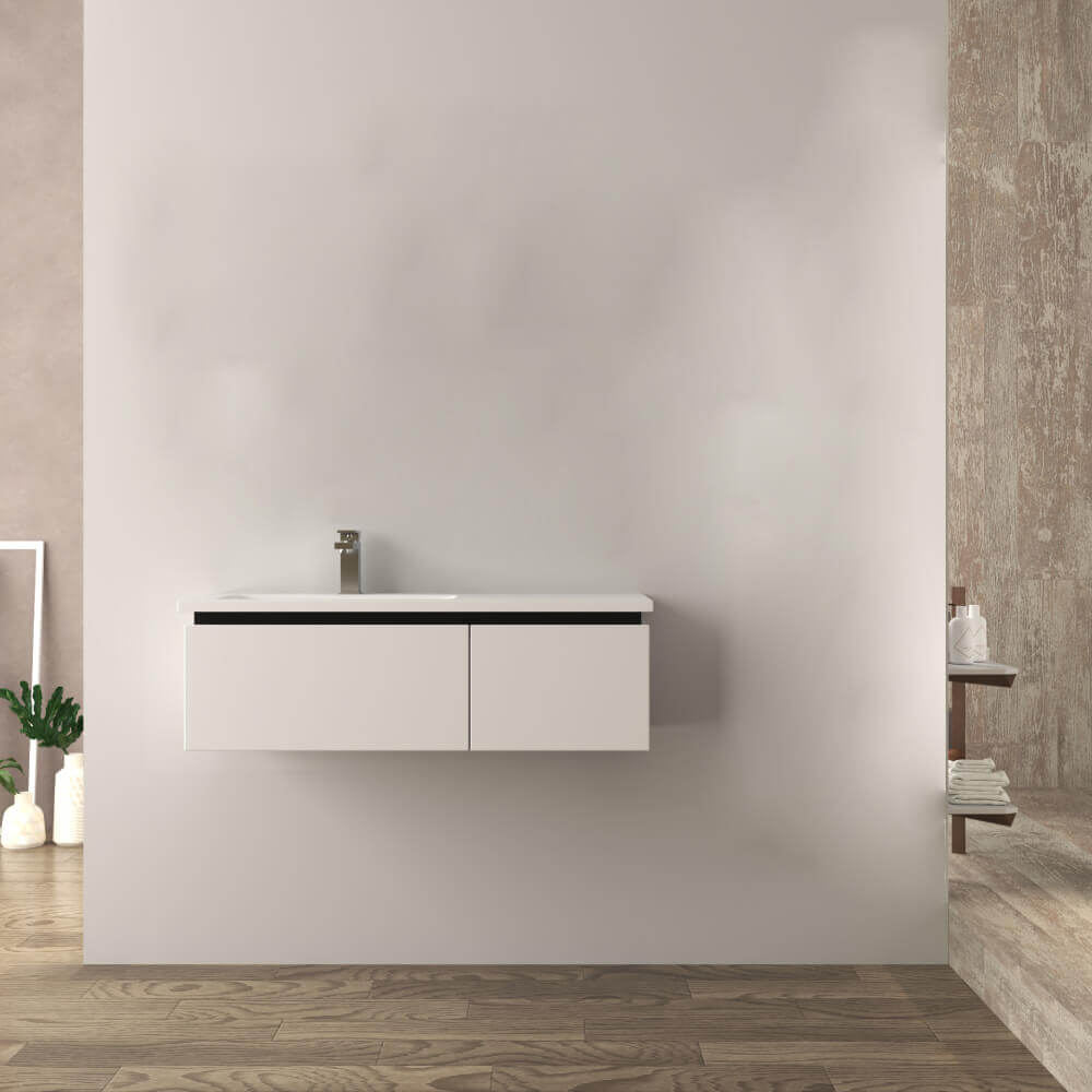 Mobile bagno 100 cm bianco lucido Mono Slide Arcshop