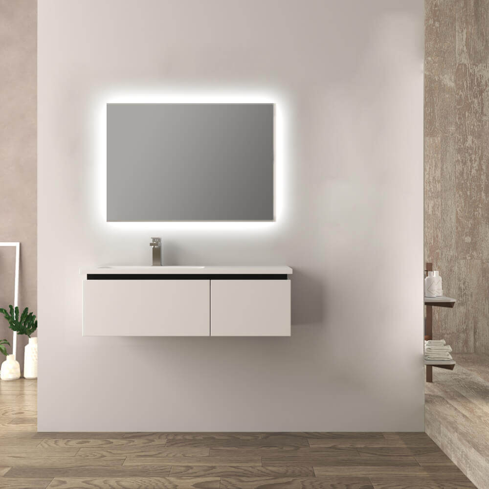 Mobile bagno 100 cm bianco lucido Mono Slide Arcshop
