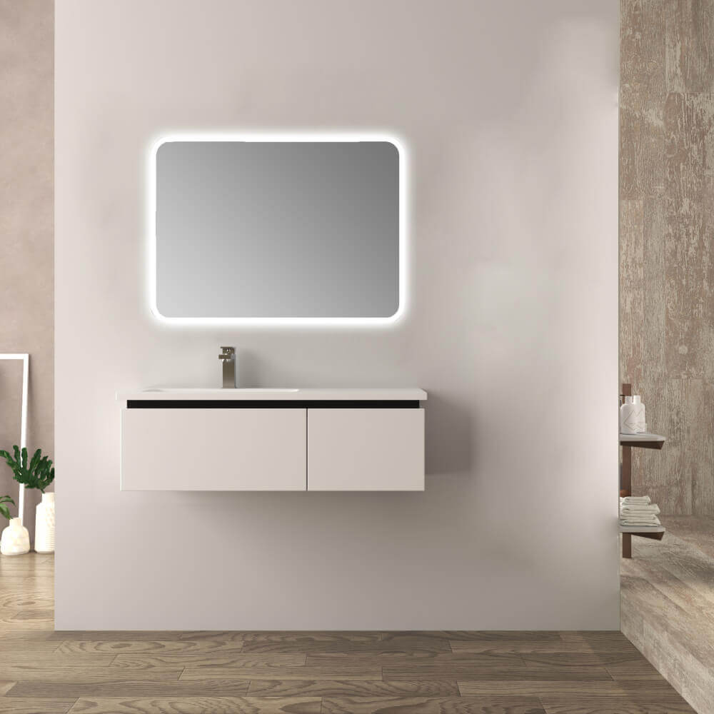 Mobile bagno 100 cm bianco lucido Mono Slide Arcshop