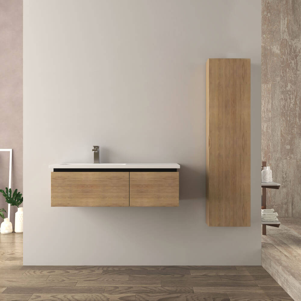 Mobile bagno rovere tabacco 100 cm Mono Slide Arcshop