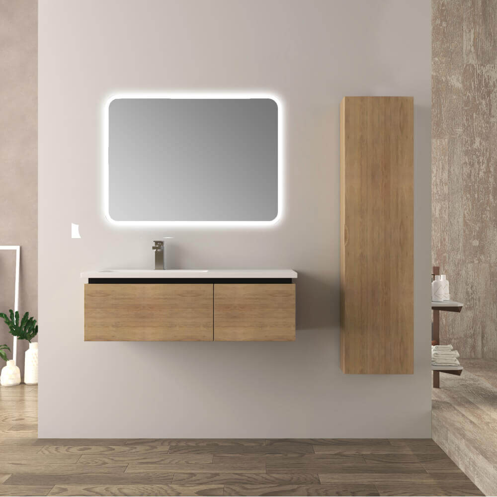 Mobile bagno rovere tabacco 100 cm Mono Slide Arcshop