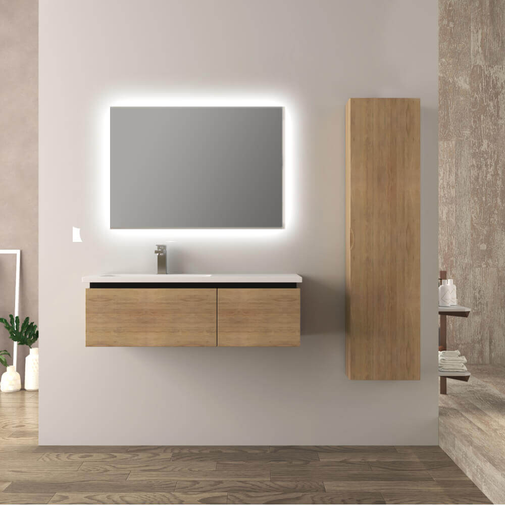 Mobile bagno rovere tabacco 100 cm Mono Slide Arcshop