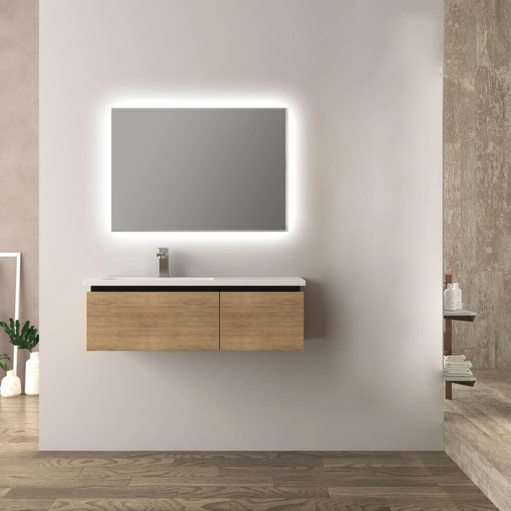 Mobile bagno rovere tabacco 100 cm Mono Slide Arcshop