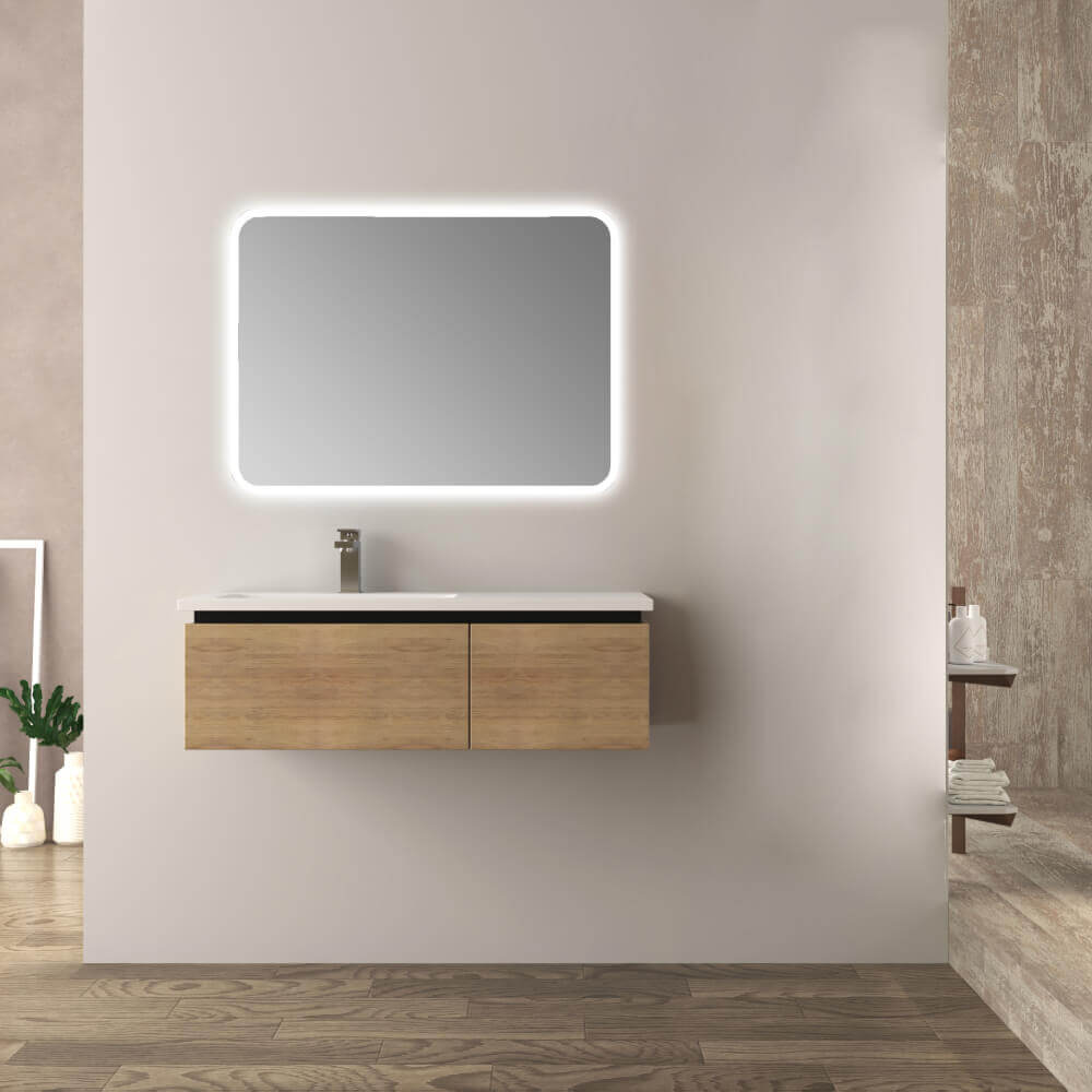 Mobile bagno rovere tabacco 100 cm Mono Slide Arcshop