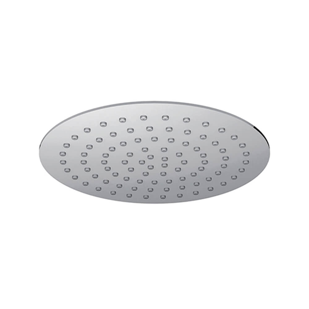Set doccia Jacuzzi | Rubinetteria tondo con doccetta soffione ultrapiatto tondo 25 cm e braccio doccia