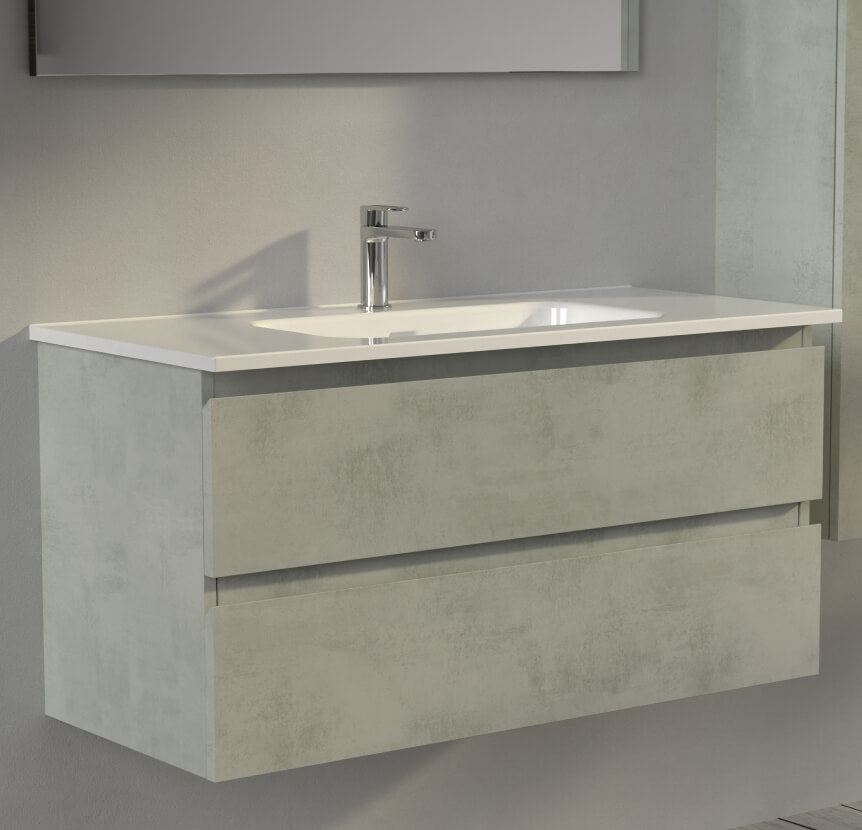 Mobile bagno 100 cm sospeso colore Grigio - Sofia Arcshop