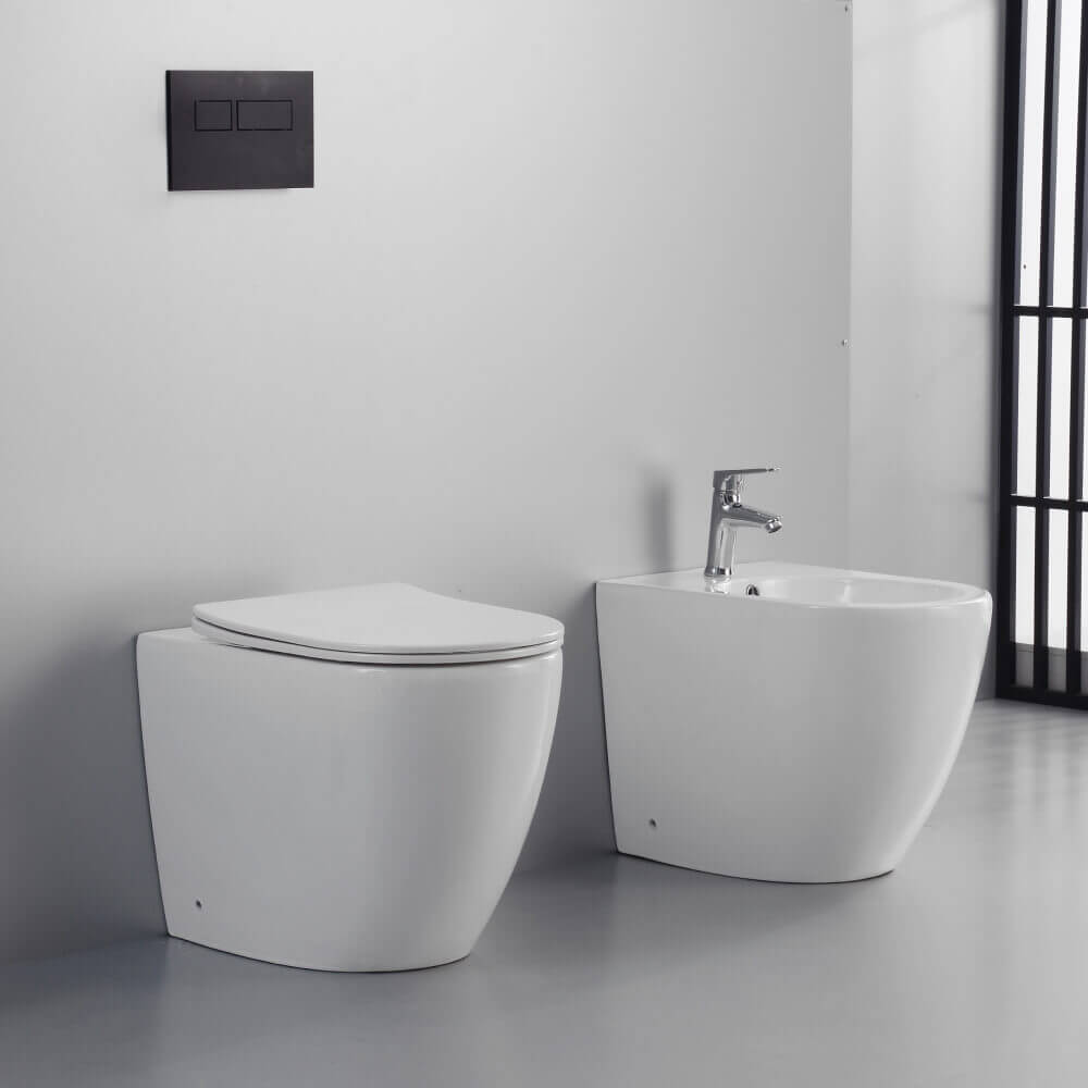 Sanitari filomuro rimless ceramica bianco lucido | Alicante Arcshop