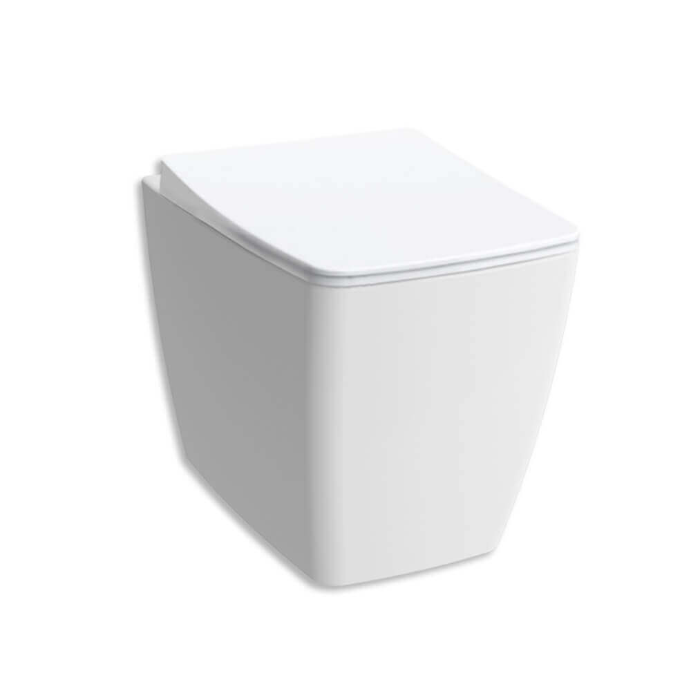Vitra Metropole Water bianco opaco rimless filo muro a terra Arcshop