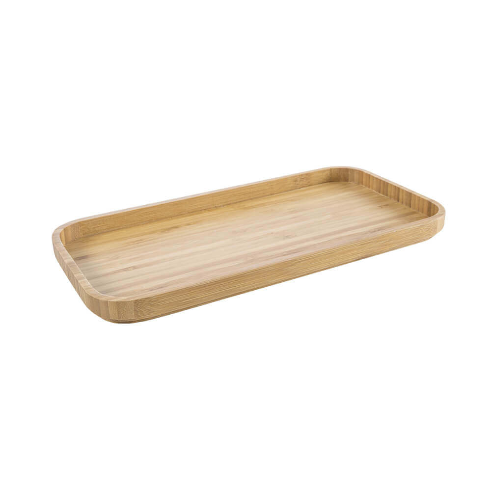 Set accessori 6 pezzi surface Bamboo di Cipì Dispenser Bicchiere Porta sapone Vassoio Scopino e Porta cotone Arcshop