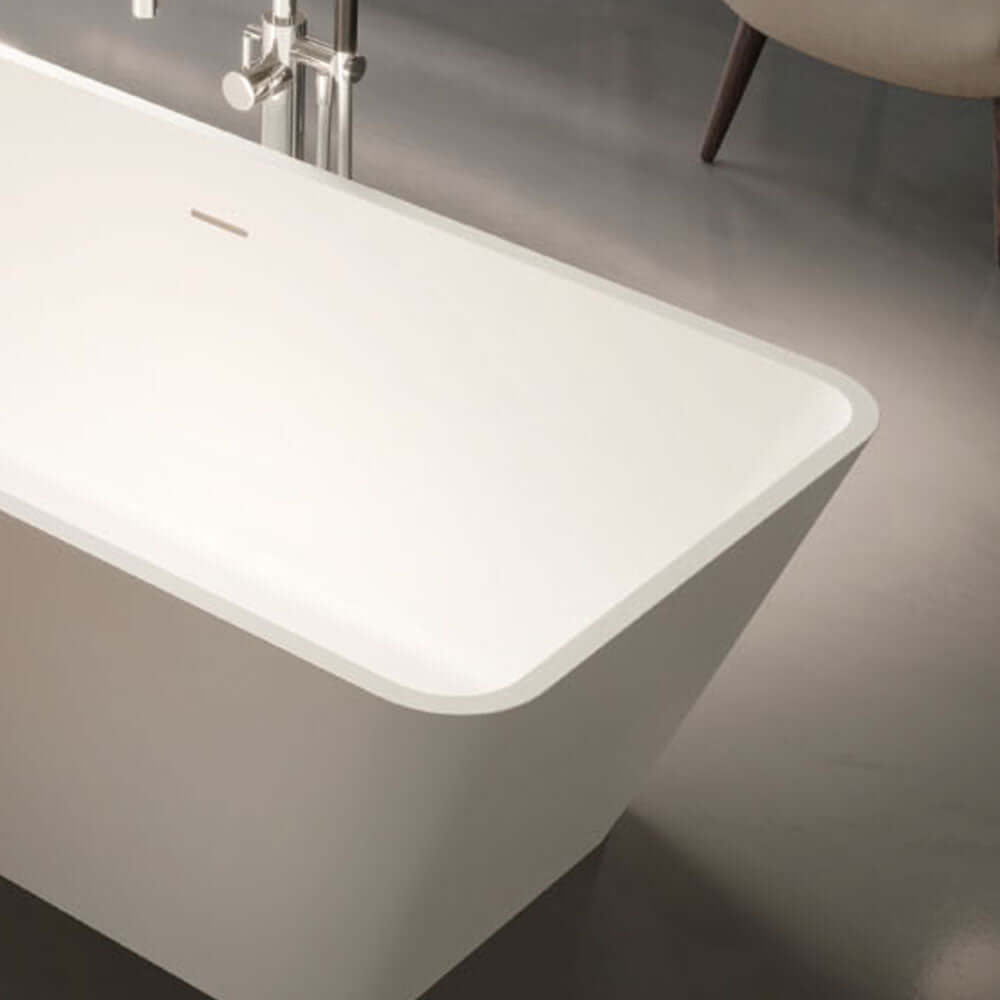 Vasca da bagno in Solid surface Treesse Viva bianco lucido o bianco opaco Arcshop