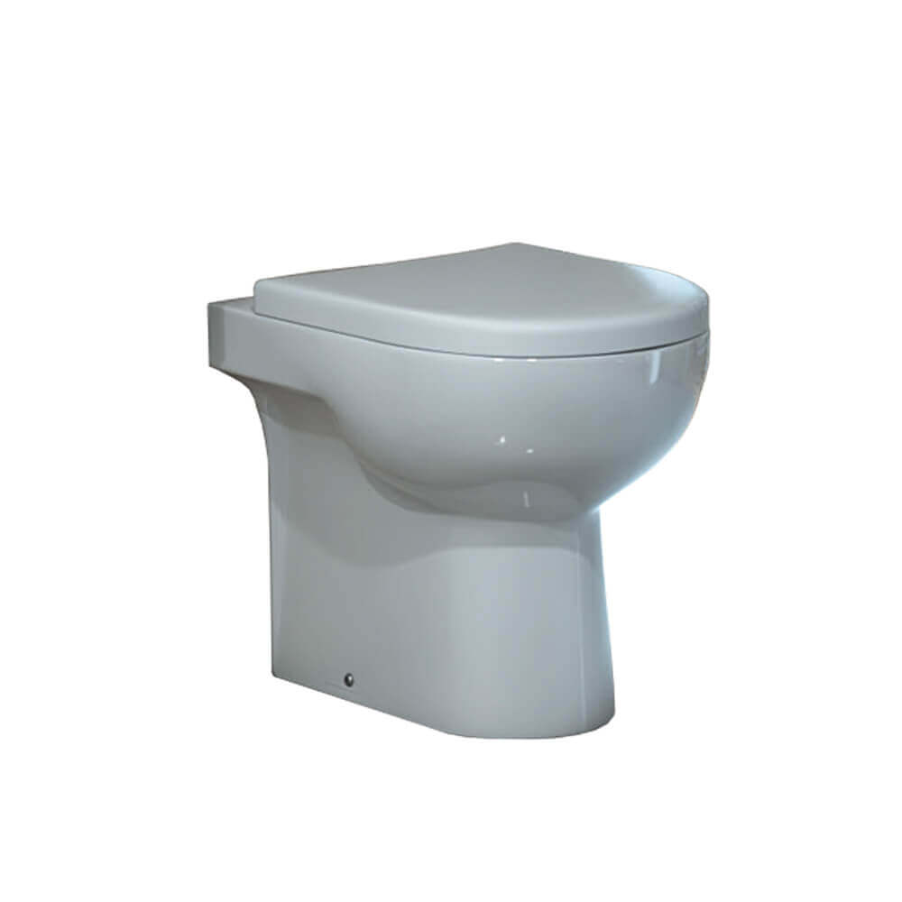 Wc filo muro rimless Calar ceramica bianca Arcshop