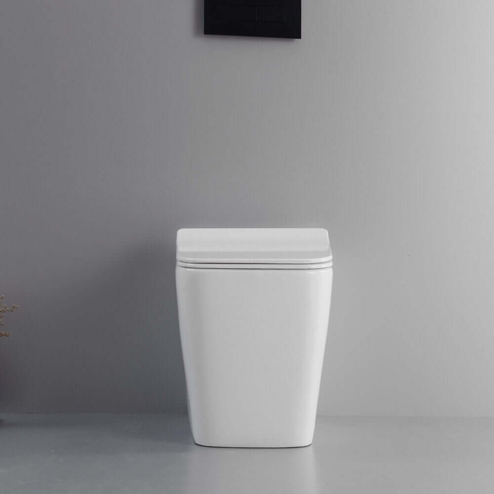 WC filo muro scarico rimless design squadrato mod. Levanzo