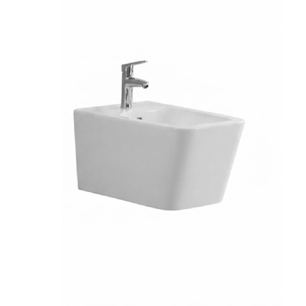 Bidet sospeso forma squadrata Levanzo