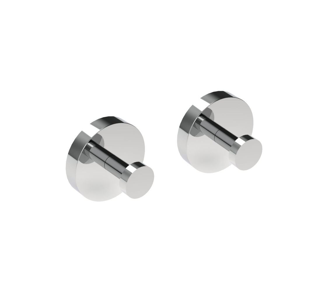 Appendini acciaio Inox tondo Metaform Class fissaggio adesivo o con viti Arcshop