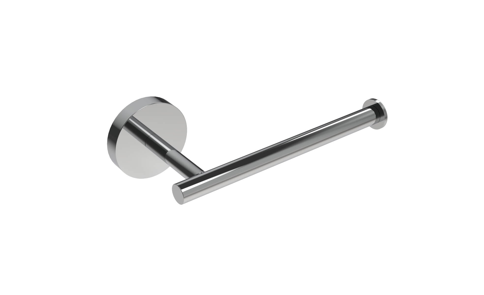 Porta rotolo acciaio Inox tondo fissaggio adesivo o con colla Class di Metaform Arcshop