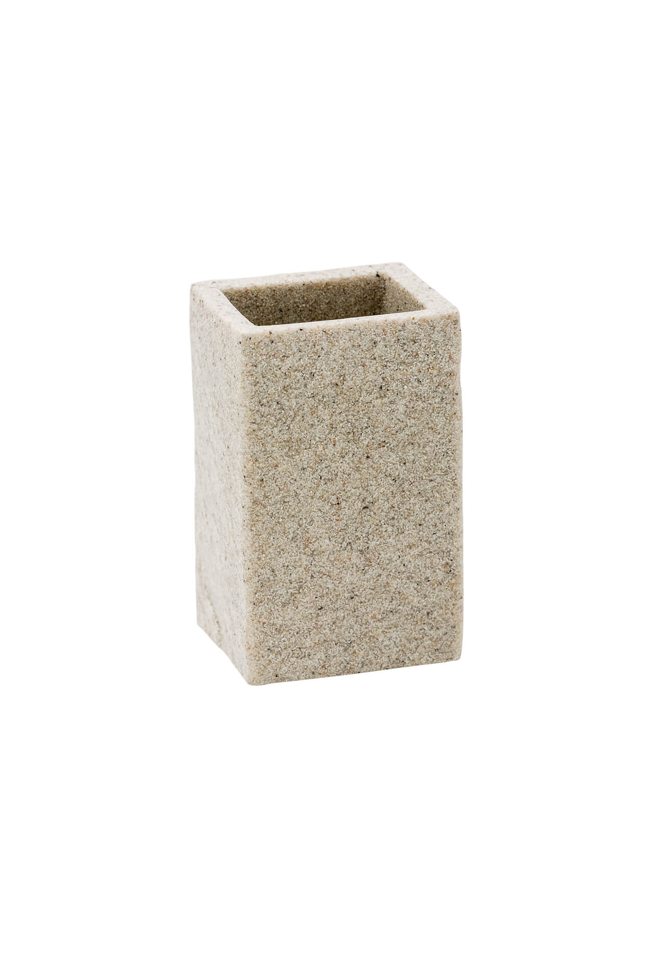 Set completo accessori da appoggio Syl Metaform dispenser porta sapone porta rotolo e scopino in resina color sabbia Arcshop