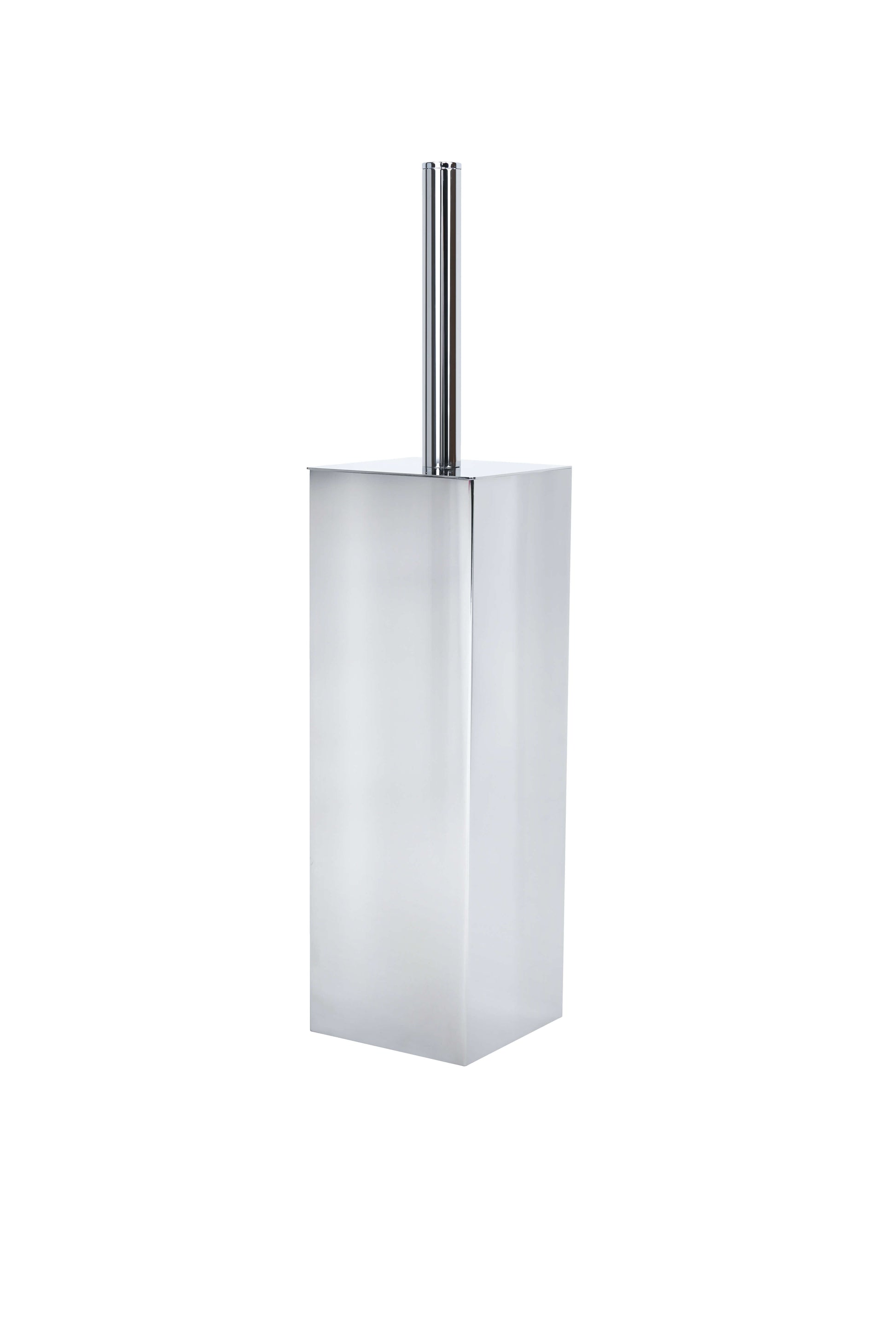 Porta scopino da appoggio quadrato in acciaio inox 304 Metaform Arcshop