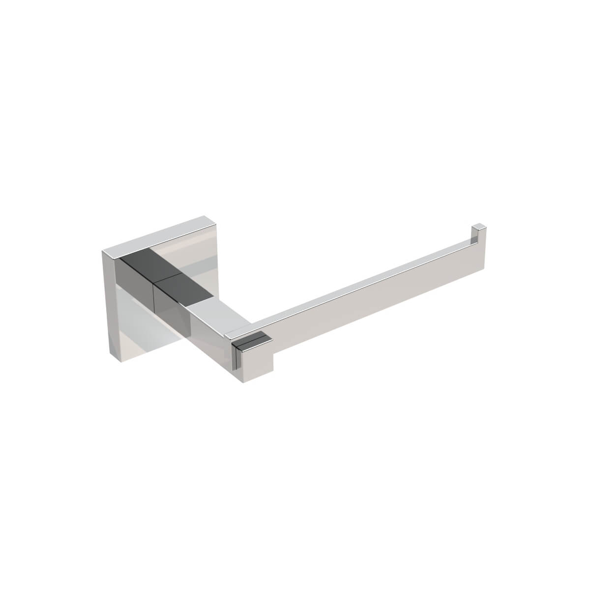 Porta rotolo acciaio forma quadra fissaggio adesivo o con colla Trend di Metaform Arcshop