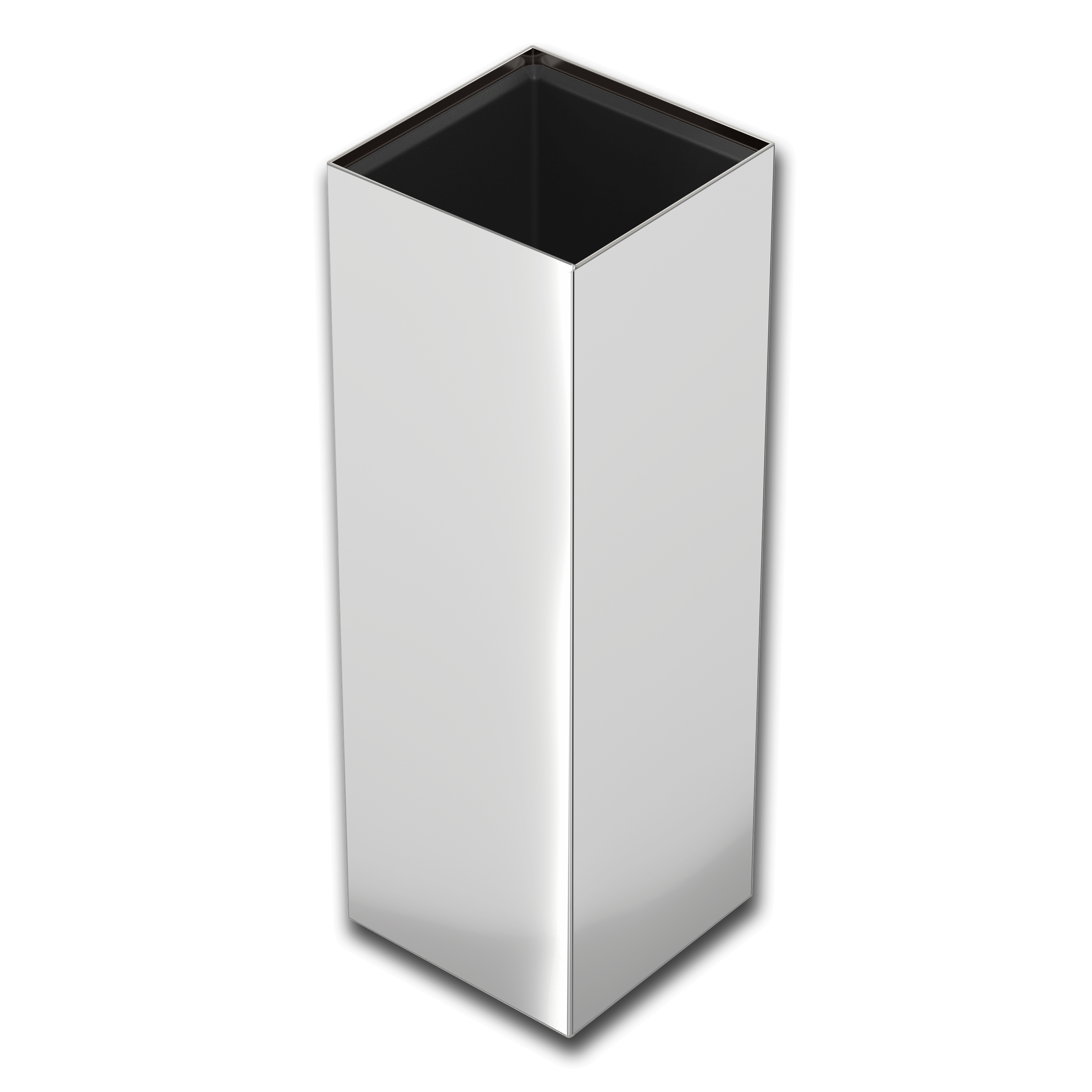 Portascopino da appoggio in acciaio forma quadra Trend di Metaform Arcshop
